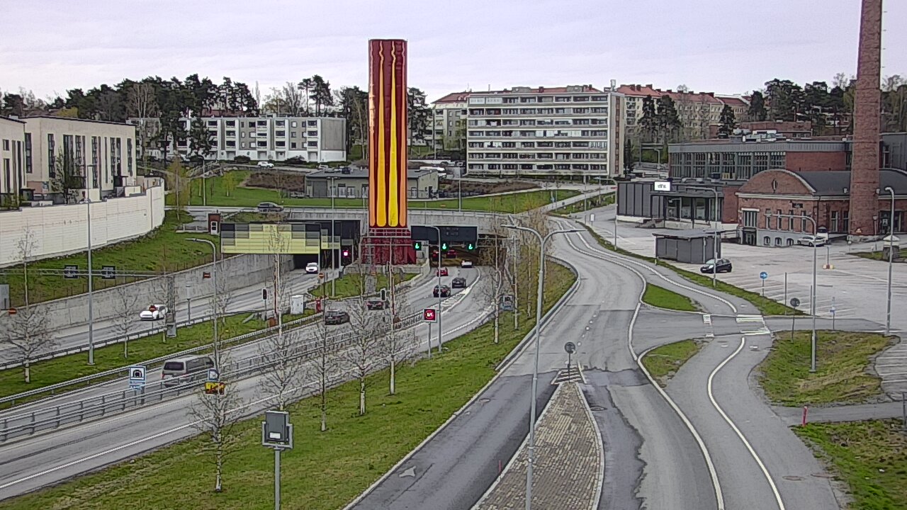 Weather Camera Image Road 12 Tampere, Rantatunnelin ramppi, west, Tampere, Pirkanmaa