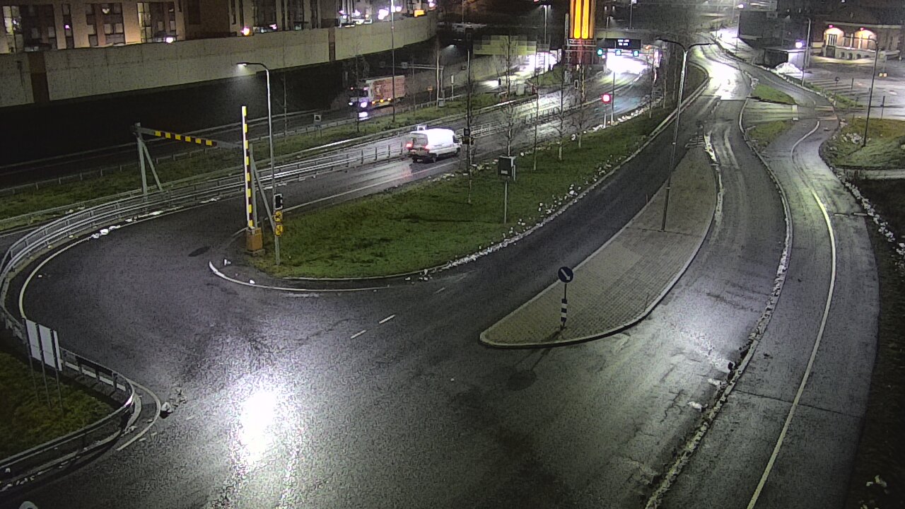Weather Camera Image Väg 12 Tammerfors, Rantatunneli ramppi, väst, Tampere, Pirkanmaa