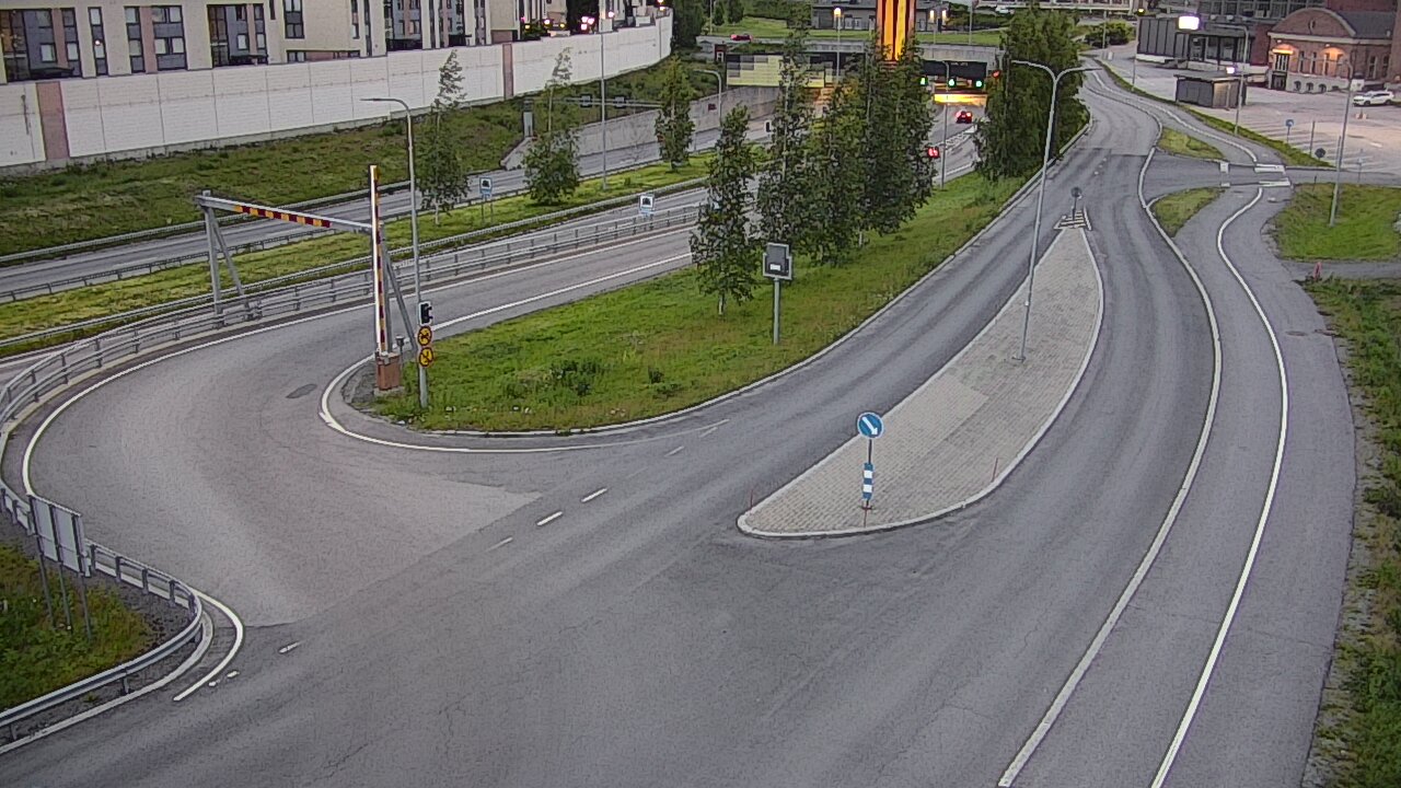 Kelikamerat Kuva Tie 12 Tampere, Rantatunnelin ramppi, länsi, Tampere, Pirkanmaa