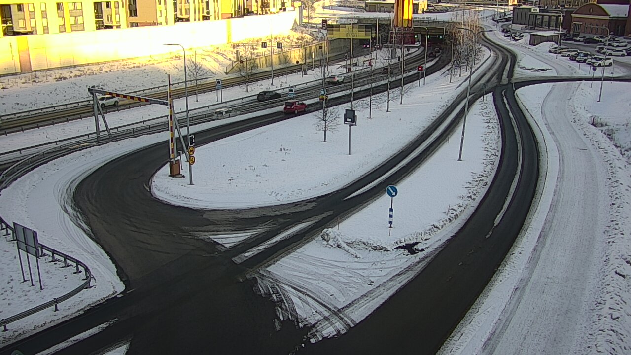 Kelikamerat Kuva Tie 12 Tampere, Rantatunnelin ramppi, länsi, Tampere, Pirkanmaa