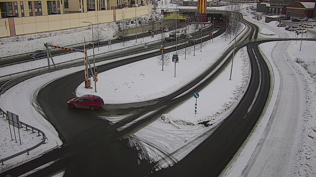 Kelikamerat Kuva Tie 12 Tampere, Rantatunnelin ramppi, länsi, Tampere, Pirkanmaa