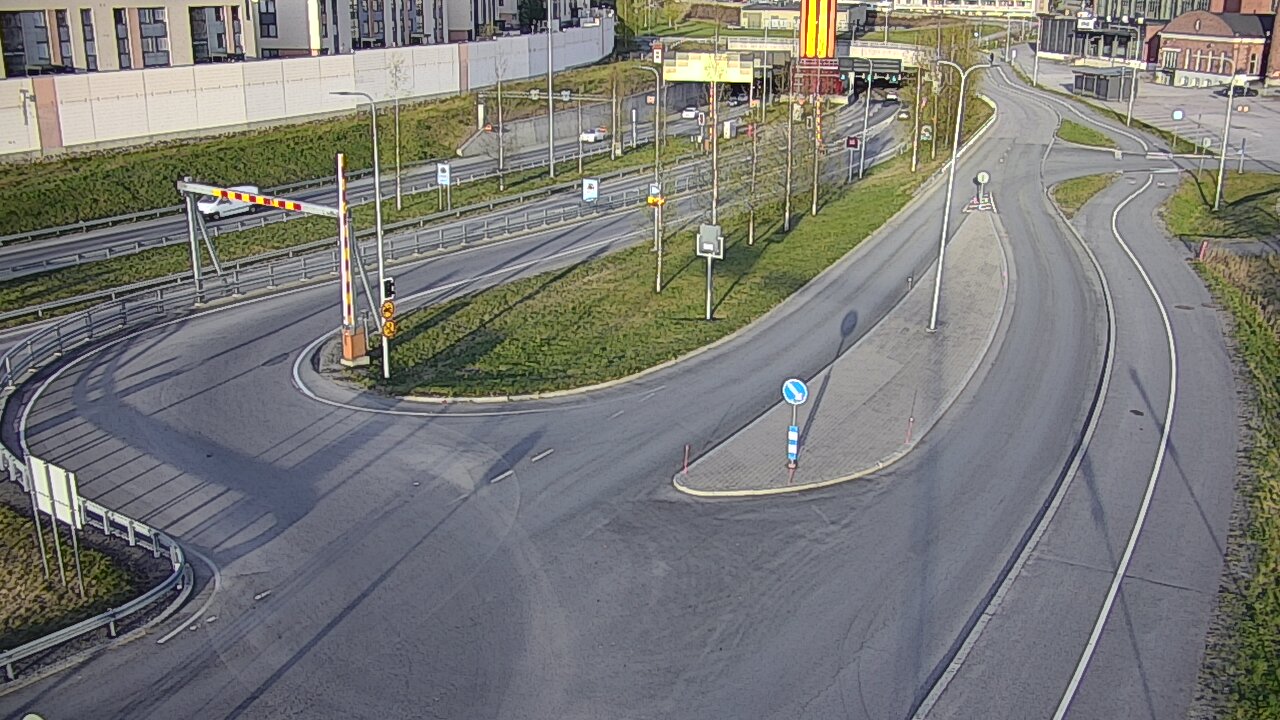 Weather Camera Image Road 12 Tampere, Rantatunnelin ramppi, west, Tampere, Pirkanmaa