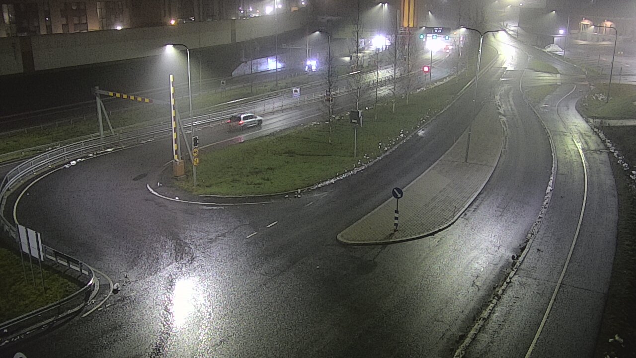 Weather Camera Image Väg 12 Tammerfors, Rantatunneli ramppi, väst, Tampere, Pirkanmaa