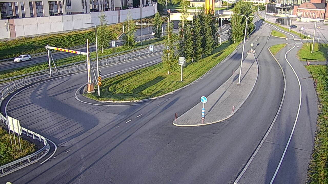 Kelikamerat Kuva Tie 12 Tampere, Rantatunnelin ramppi, länsi, Tampere, Pirkanmaa
