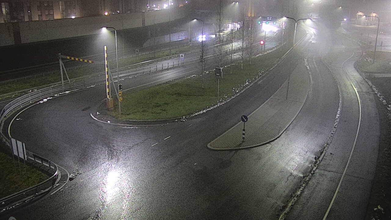 Weather Camera Image Väg 12 Tammerfors, Rantatunneli ramppi, väst, Tampere, Pirkanmaa