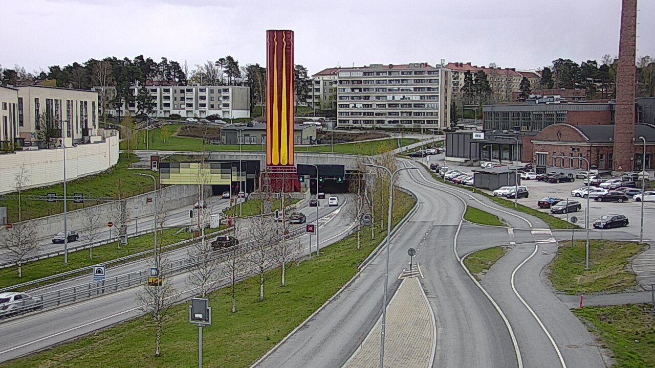 Kelikamerat Kuva Tie 12 Tampere, Rantatunnelin ramppi, länsi, Tampere, Pirkanmaa