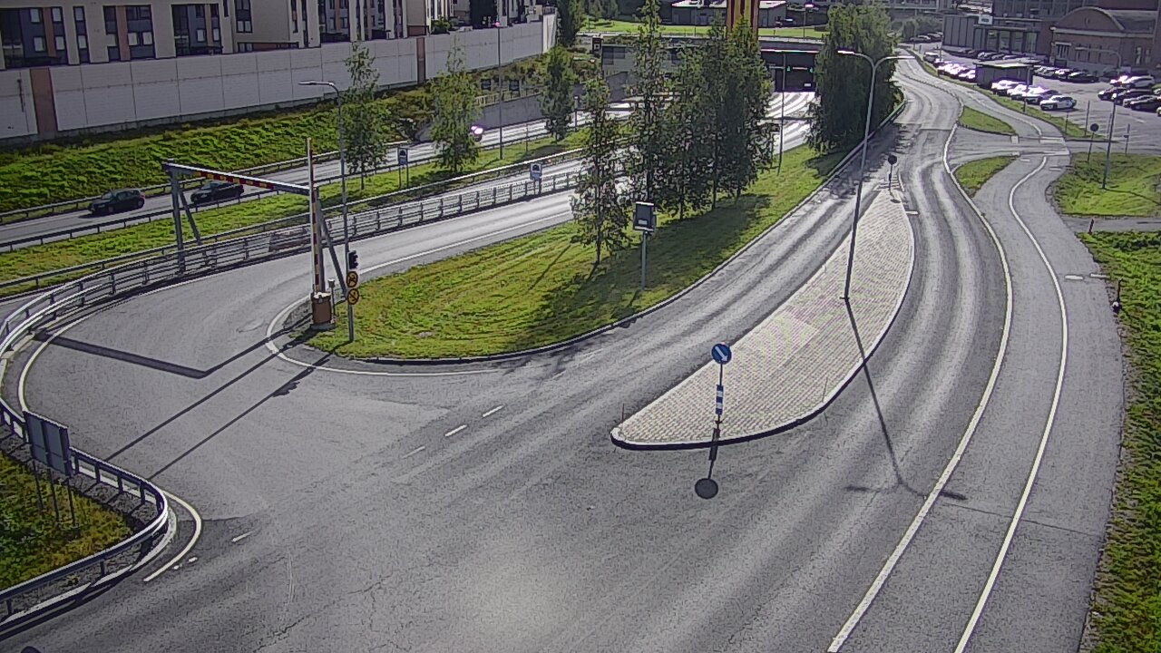 Kelikamerat Kuva Tie 12 Tampere, Rantatunnelin ramppi, länsi, Tampere, Pirkanmaa