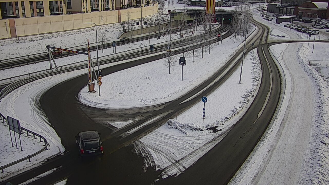 Kelikamerat Kuva Tie 12 Tampere, Rantatunnelin ramppi, länsi, Tampere, Pirkanmaa