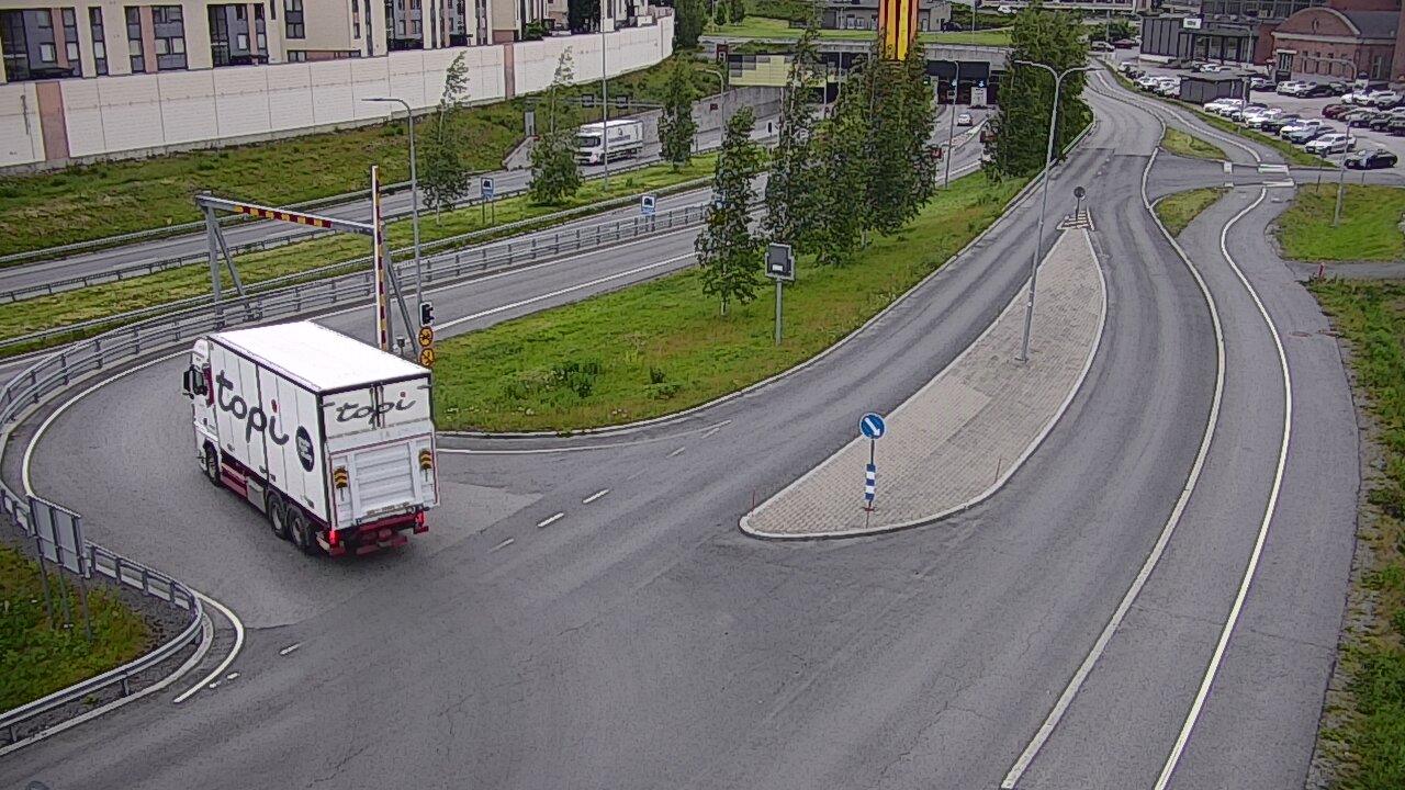 Kelikamerat Kuva Tie 12 Tampere, Rantatunnelin ramppi, länsi, Tampere, Pirkanmaa