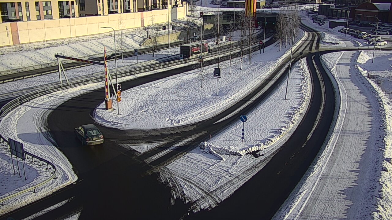 Kelikamerat Kuva Tie 12 Tampere, Rantatunnelin ramppi, länsi, Tampere, Pirkanmaa