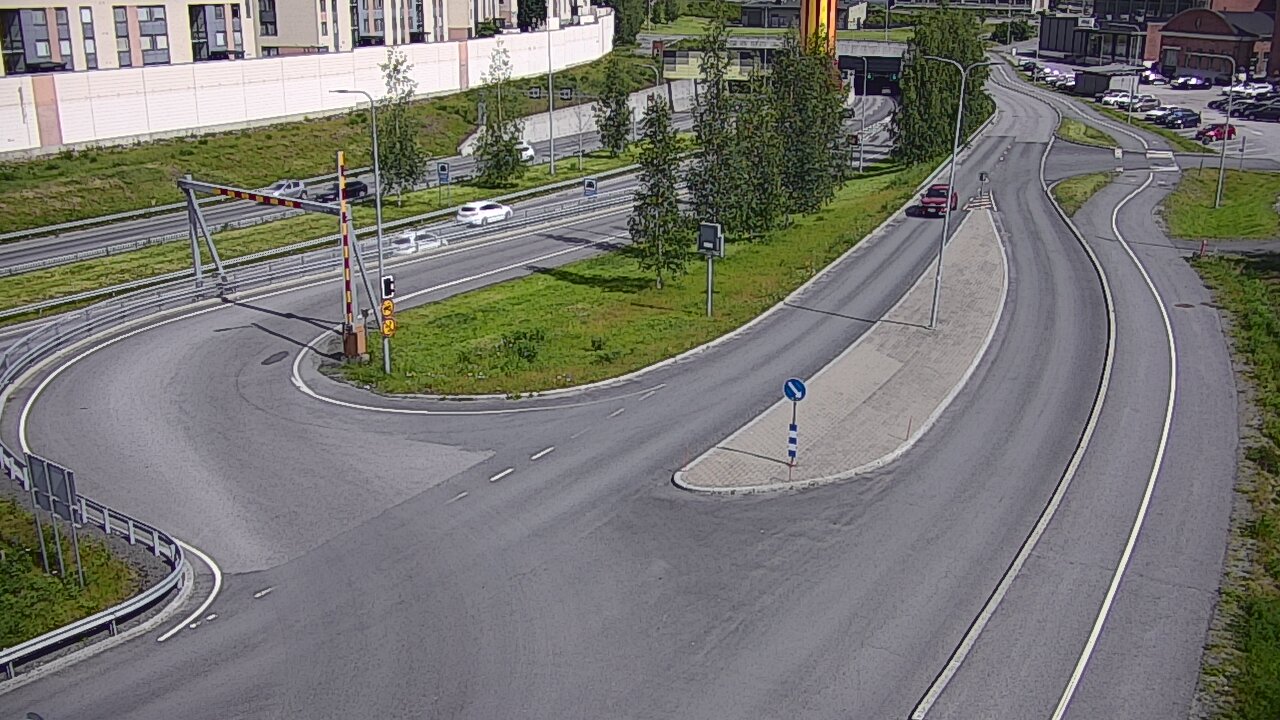 Kelikamerat Kuva Tie 12 Tampere, Rantatunnelin ramppi, länsi, Tampere, Pirkanmaa