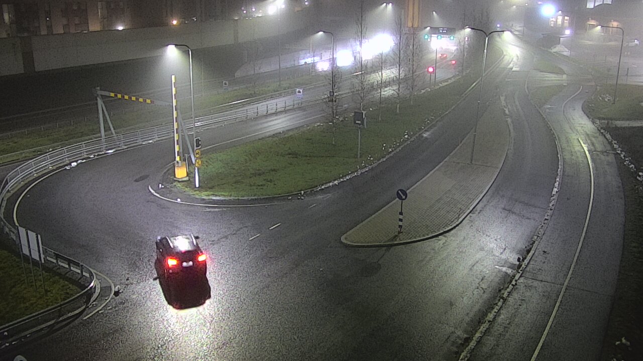 Weather Camera Image Väg 12 Tammerfors, Rantatunneli ramppi, väst, Tampere, Pirkanmaa