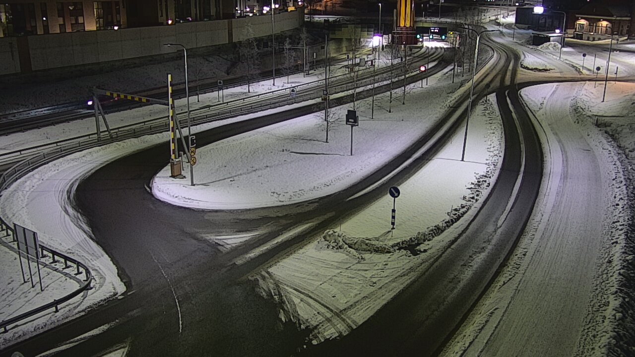 Weather Camera Image Väg 12 Tammerfors, Rantatunneli ramppi, väst, Tampere, Pirkanmaa