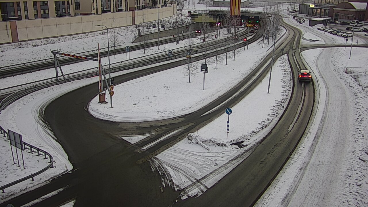 Kelikamerat Kuva Tie 12 Tampere, Rantatunnelin ramppi, länsi, Tampere, Pirkanmaa