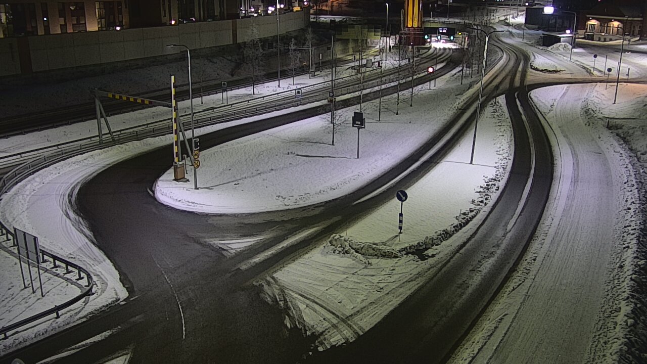Weather Camera Image Väg 12 Tammerfors, Rantatunneli ramppi, väst, Tampere, Pirkanmaa