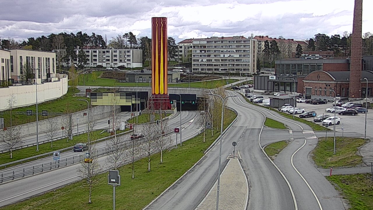Weather Camera Image Väg 12 Tammerfors, Rantatunneli ramppi, väst, Tampere, Pirkanmaa