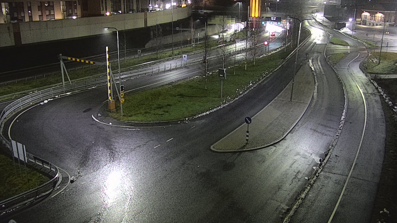 Weather Camera Image Väg 12 Tammerfors, Rantatunneli ramppi, väst, Tampere, Pirkanmaa