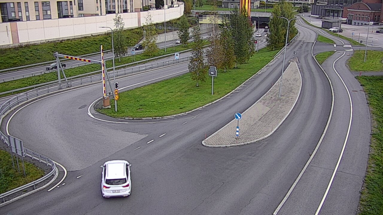 Kelikamerat Kuva Tie 12 Tampere, Rantatunnelin ramppi, länsi, Tampere, Pirkanmaa