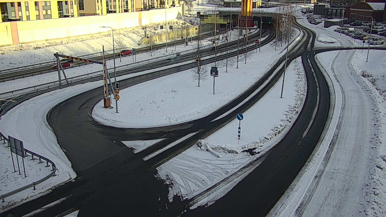 Kelikamerat Kuva Tie 12 Tampere, Rantatunnelin ramppi, länsi, Tampere, Pirkanmaa