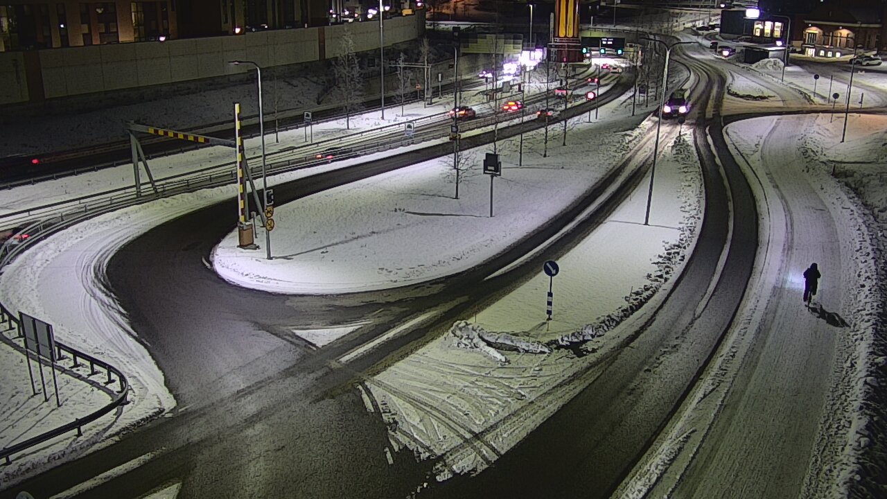 Kelikamerat Kuva Tie 12 Tampere, Rantatunnelin ramppi, länsi, Tampere, Pirkanmaa