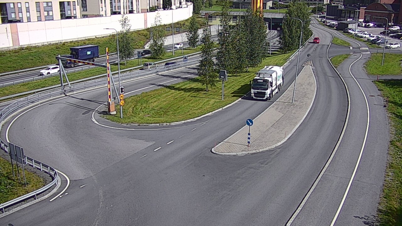 Kelikamerat Kuva Tie 12 Tampere, Rantatunnelin ramppi, länsi, Tampere, Pirkanmaa