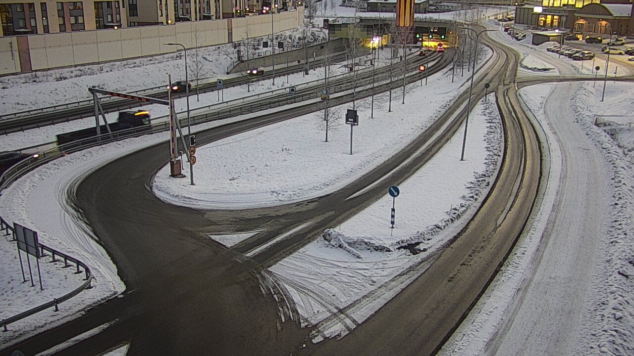 Kelikamerat Kuva Tie 12 Tampere, Rantatunnelin ramppi, länsi, Tampere, Pirkanmaa