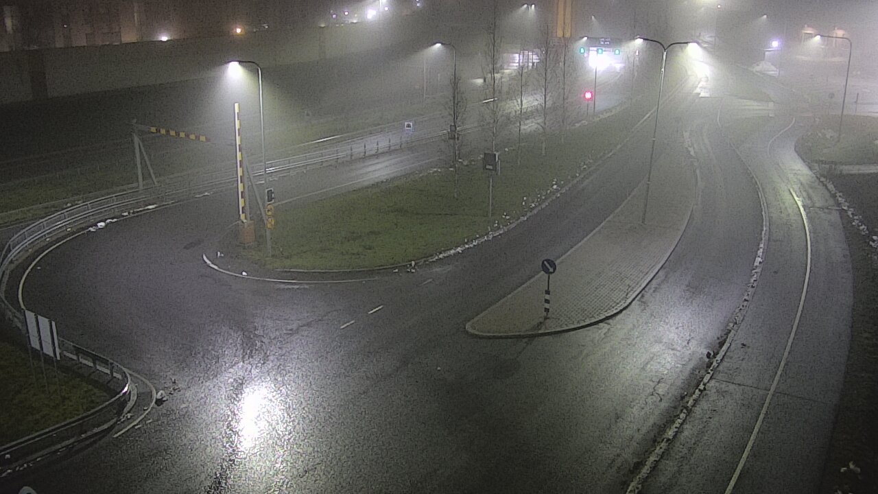 Weather Camera Image Väg 12 Tammerfors, Rantatunneli ramppi, väst, Tampere, Pirkanmaa