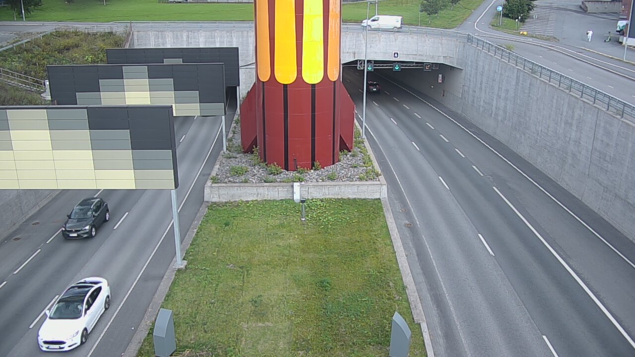 Kelikamerat Kuva Tie 12 Tampere, Rantatunnelin puomi, länsi, Tampere, Pirkanmaa
