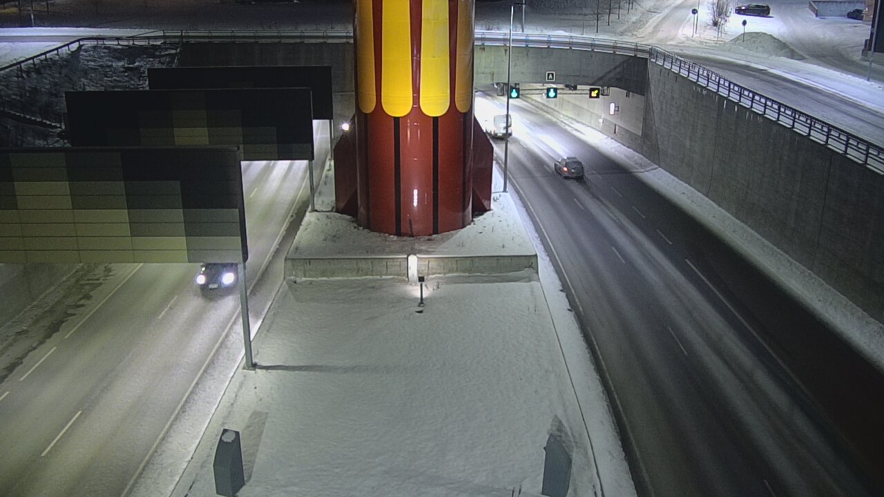 Kelikamerat Kuva Tie 12 Tampere, Rantatunnelin puomi, länsi, Tampere, Pirkanmaa