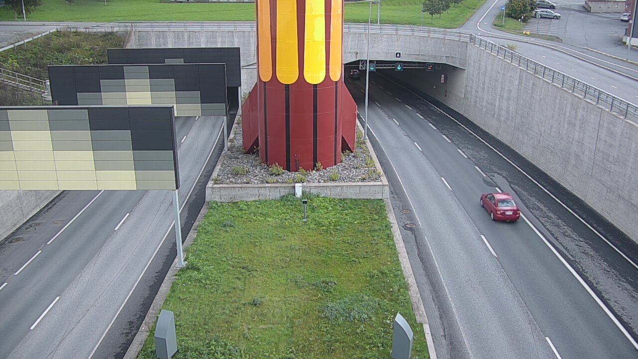 Kelikamerat Kuva Tie 12 Tampere, Rantatunnelin puomi, länsi, Tampere, Pirkanmaa