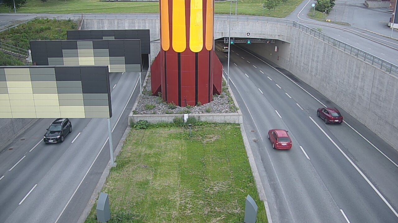 Kelikamerat Kuva Tie 12 Tampere, Rantatunnelin puomi, länsi, Tampere, Pirkanmaa