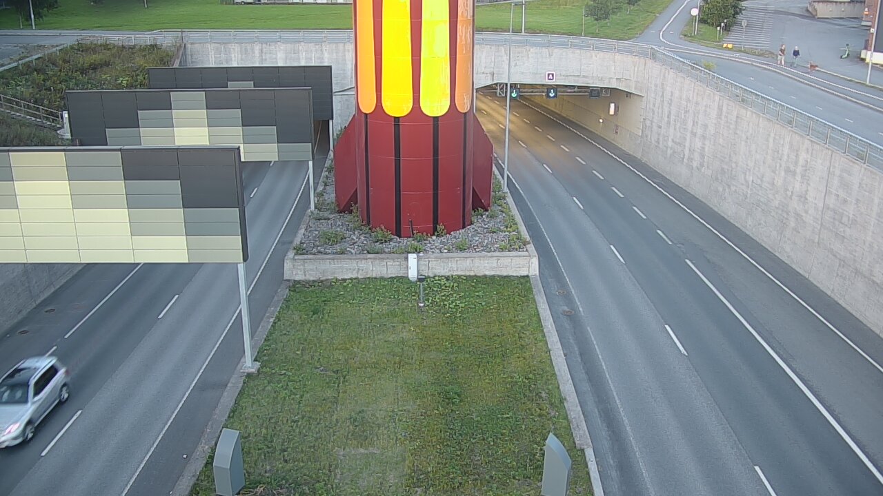 Kelikamerat Kuva Tie 12 Tampere, Rantatunnelin puomi, länsi, Tampere, Pirkanmaa