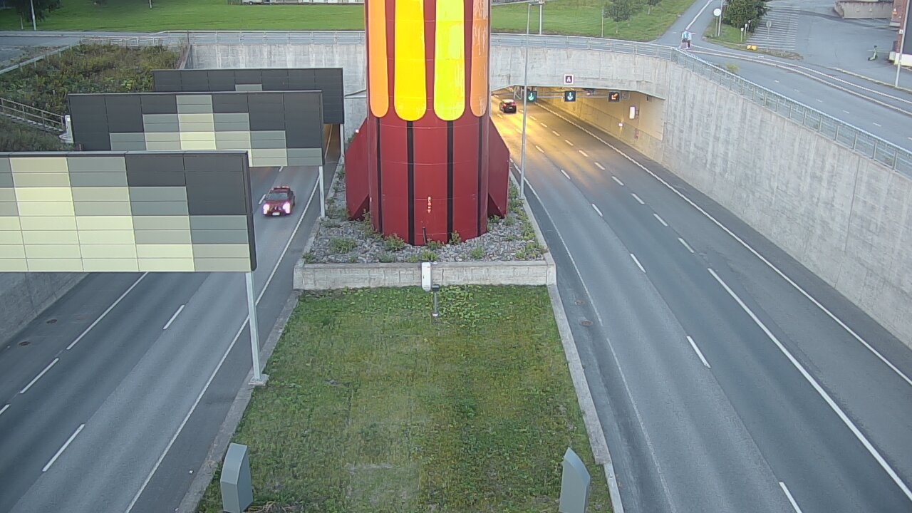 Kelikamerat Kuva Tie 12 Tampere, Rantatunnelin puomi, länsi, Tampere, Pirkanmaa