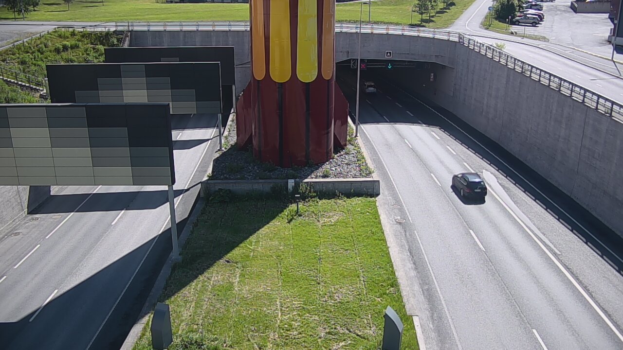 Kelikamerat Kuva Tie 12 Tampere, Rantatunnelin puomi, länsi, Tampere, Pirkanmaa