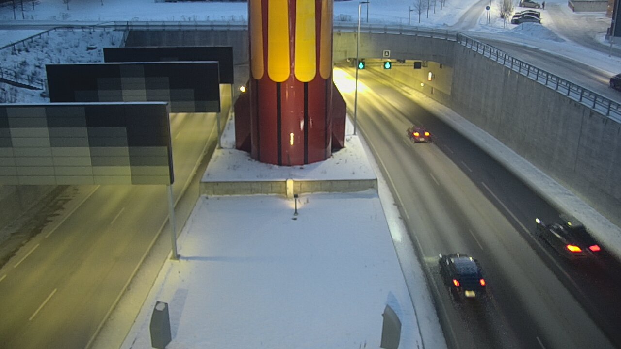 Kelikamerat Kuva Tie 12 Tampere, Rantatunnelin puomi, länsi, Tampere, Pirkanmaa