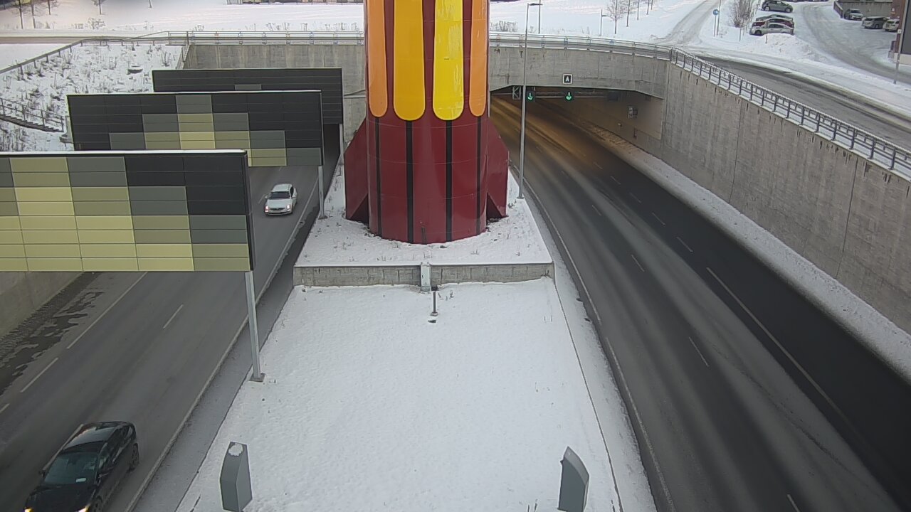 Weather Camera Image Road 12 Tampere, Rantatunneli boom west, Tampere, Pirkanmaa