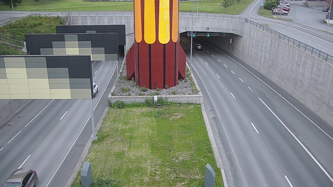 Kelikamerat Kuva Tie 12 Tampere, Rantatunnelin puomi, länsi, Tampere, Pirkanmaa