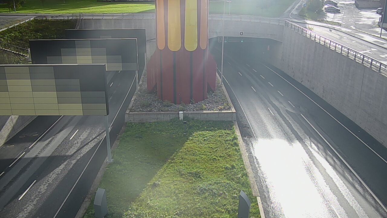 Kelikamerat Kuva Tie 12 Tampere, Rantatunnelin puomi, länsi, Tampere, Pirkanmaa