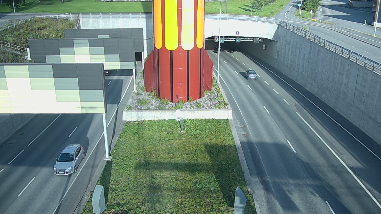 Kelikamerat Kuva Tie 12 Tampere, Rantatunnelin puomi, länsi, Tampere, Pirkanmaa