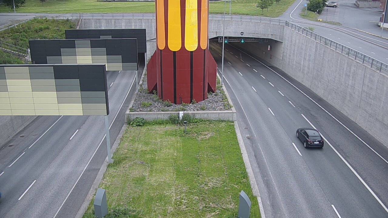 Kelikamerat Kuva Tie 12 Tampere, Rantatunnelin puomi, länsi, Tampere, Pirkanmaa
