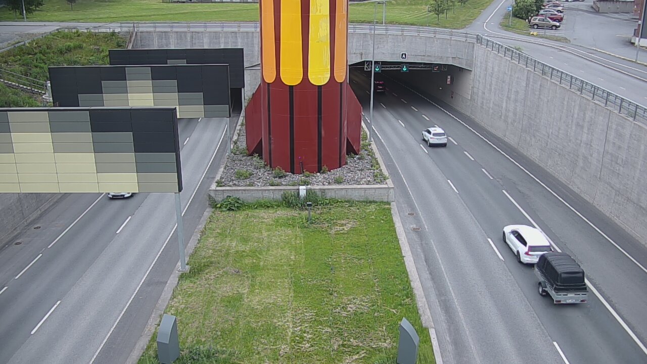 Kelikamerat Kuva Tie 12 Tampere, Rantatunnelin puomi, länsi, Tampere, Pirkanmaa