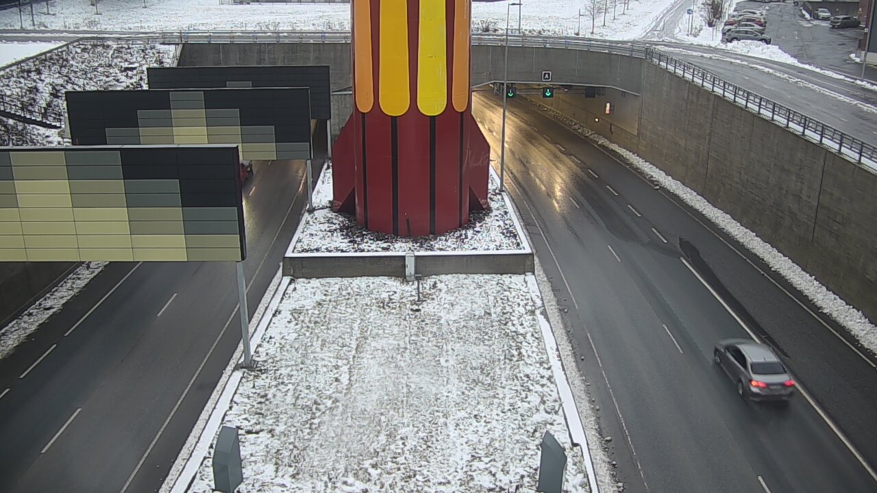 Kelikamerat Kuva Tie 12 Tampere, Rantatunnelin puomi, länsi, Tampere, Pirkanmaa