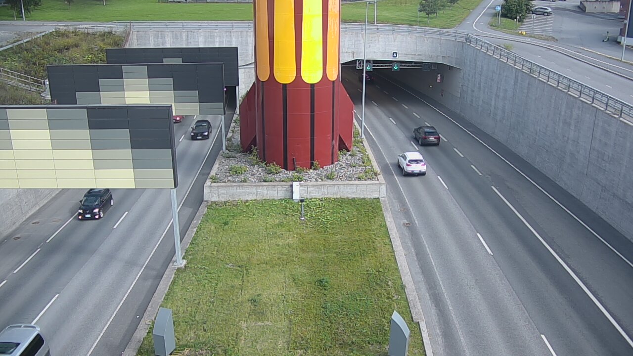 Kelikamerat Kuva Tie 12 Tampere, Rantatunnelin puomi, länsi, Tampere, Pirkanmaa