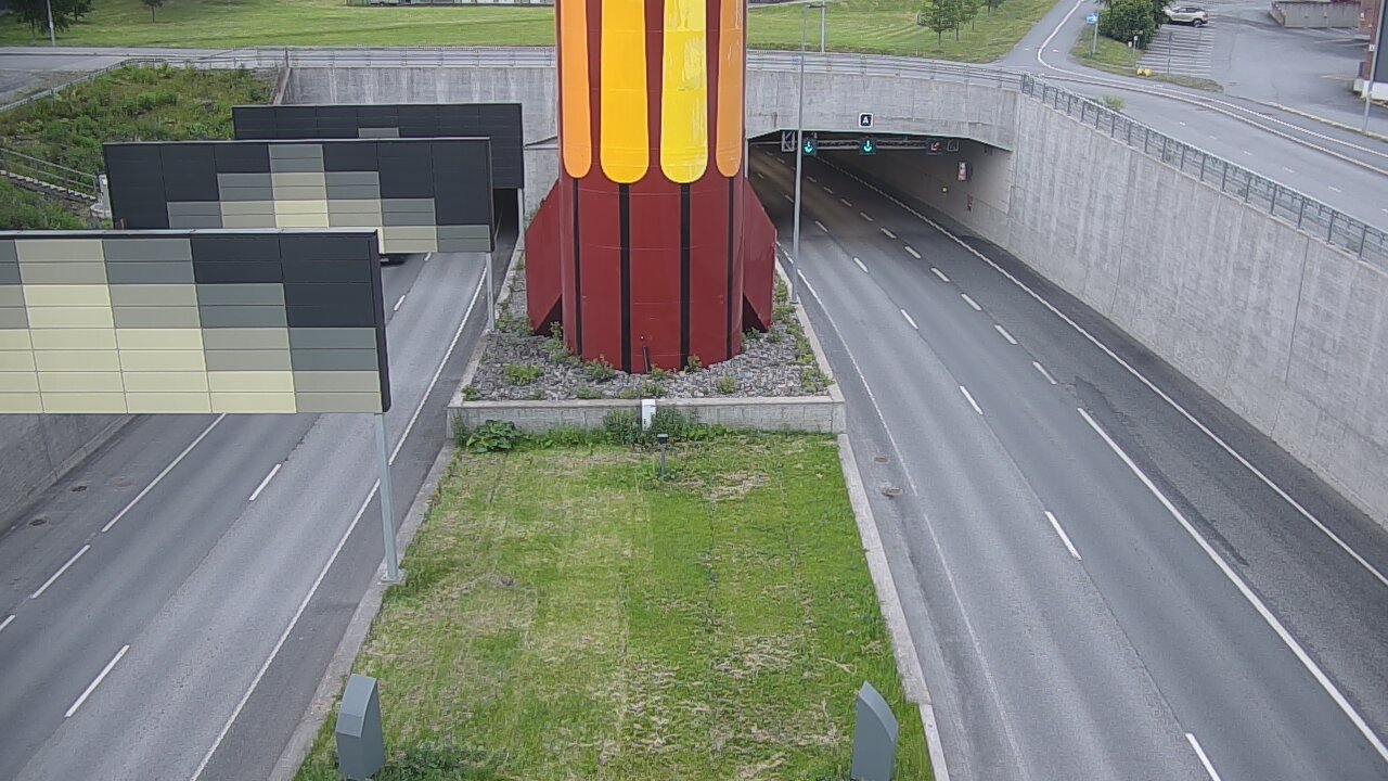 Kelikamerat Kuva Tie 12 Tampere, Rantatunnelin puomi, länsi, Tampere, Pirkanmaa