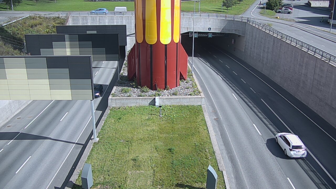 Kelikamerat Kuva Tie 12 Tampere, Rantatunnelin puomi, länsi, Tampere, Pirkanmaa