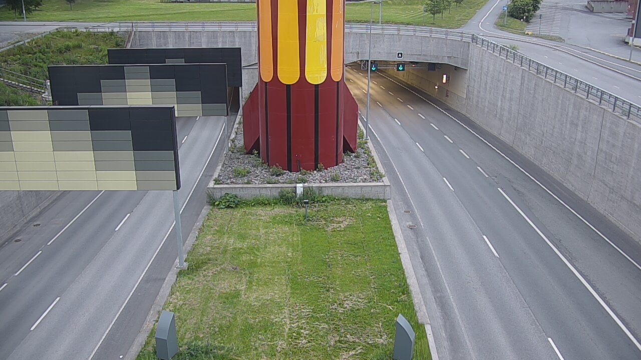 Kelikamerat Kuva Tie 12 Tampere, Rantatunnelin puomi, länsi, Tampere, Pirkanmaa