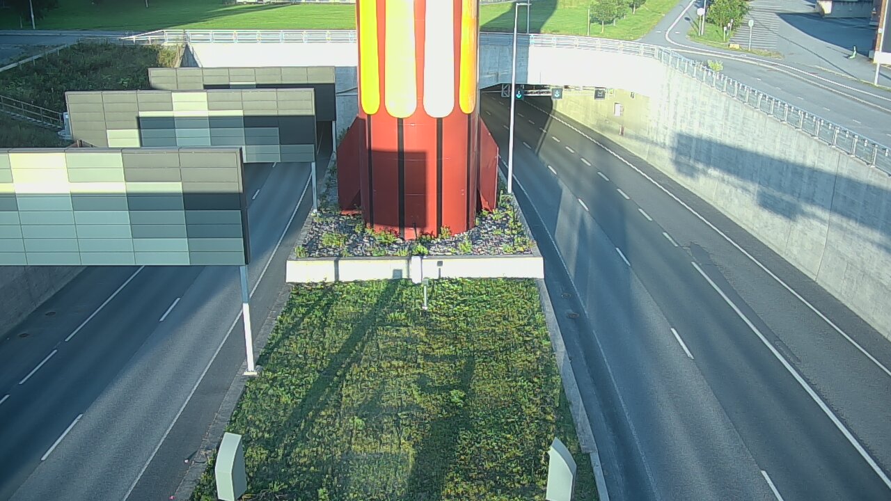 Kelikamerat Kuva Tie 12 Tampere, Rantatunnelin puomi, länsi, Tampere, Pirkanmaa