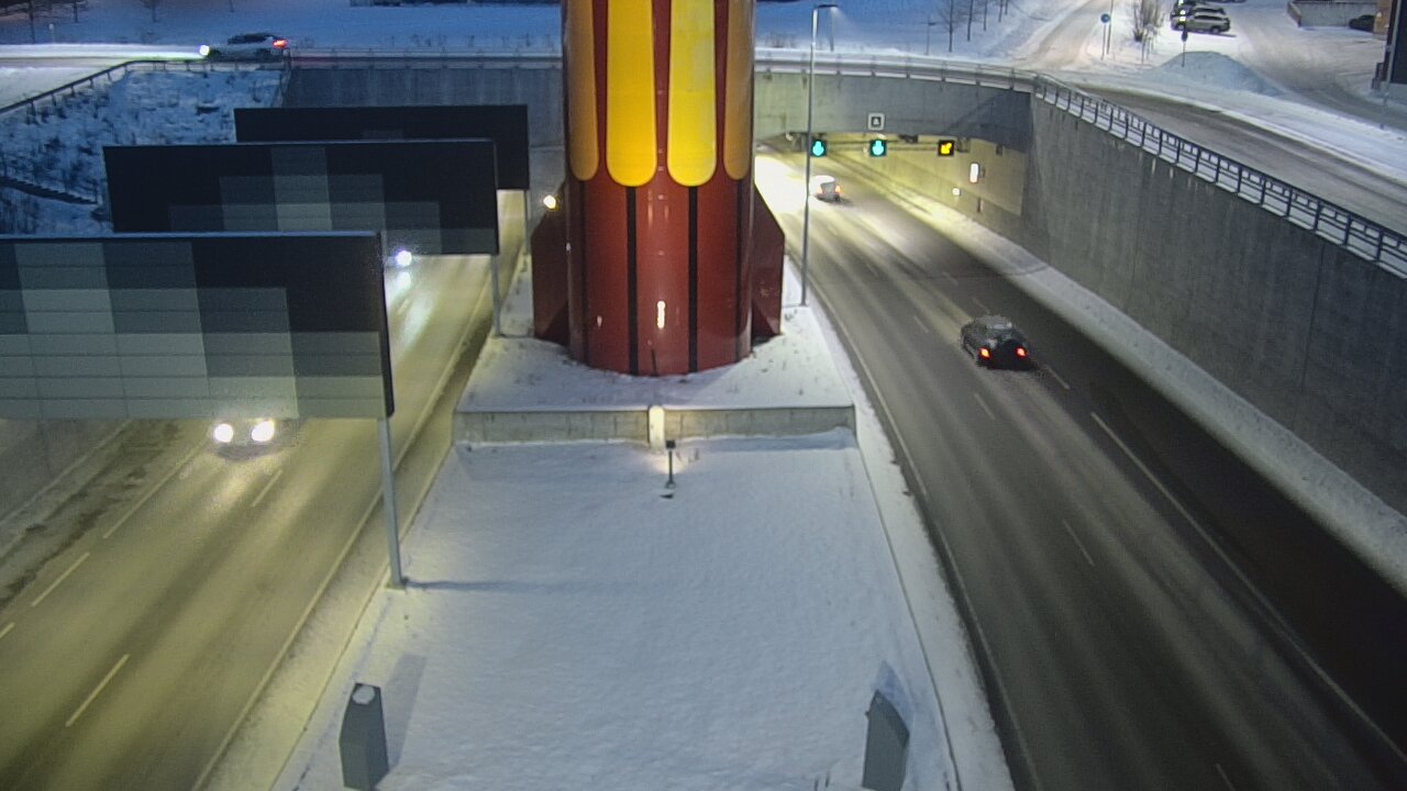 Kelikamerat Kuva Tie 12 Tampere, Rantatunnelin puomi, länsi, Tampere, Pirkanmaa