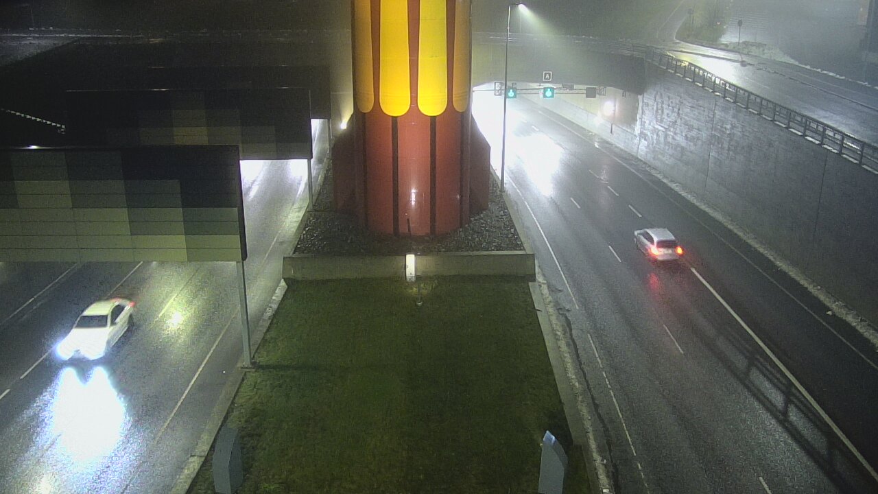 Weather Camera Image Väg 12 Tammerfors, Rantatunneli bom väst, Tampere, Pirkanmaa