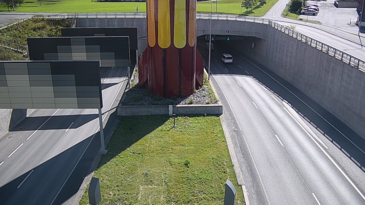 Kelikamerat Kuva Tie 12 Tampere, Rantatunnelin puomi, länsi, Tampere, Pirkanmaa